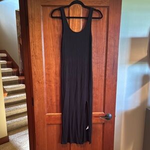 Z Supply Black Sleeveless Sheath Midi Dress